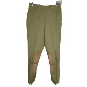Tailored Sportsman Trophy Hunter Breeches Women 28 Olive Equestrian Riding Pants
